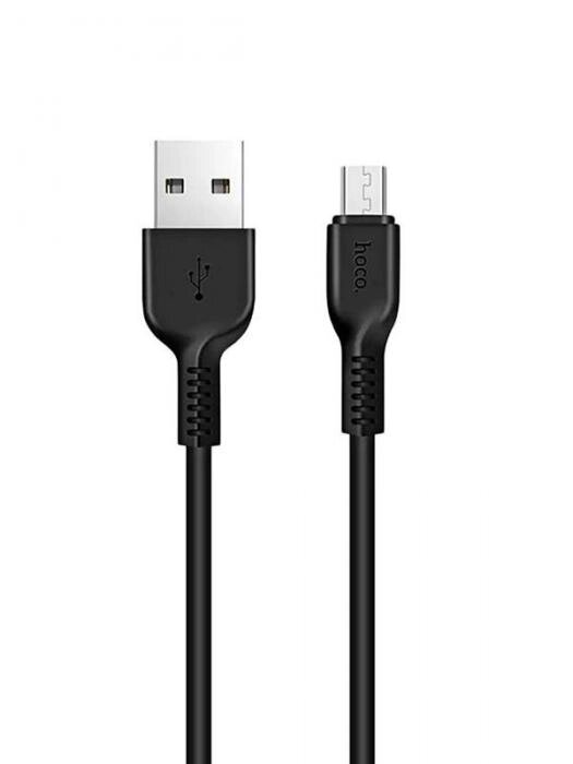 Аксессуар Hoco Easy X13 USB - MicroUSB 1m Black 6957531061168 от компании 2255 by - онлайн гипермаркет - фото 1