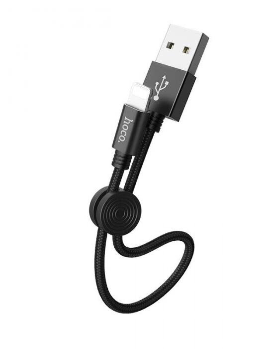 Аксессуар Hoco X35 Premium USB - Lightning 2.4A 25cm Black 6931474707413 от компании 2255 by - онлайн гипермаркет - фото 1