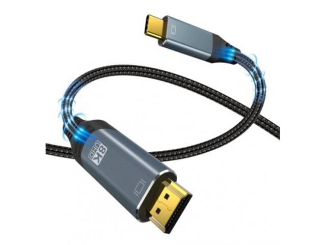 Аксессуар KS-is 8K USB Type C - HDMI 2m KS-792 от компании 2255 by - онлайн гипермаркет - фото 1