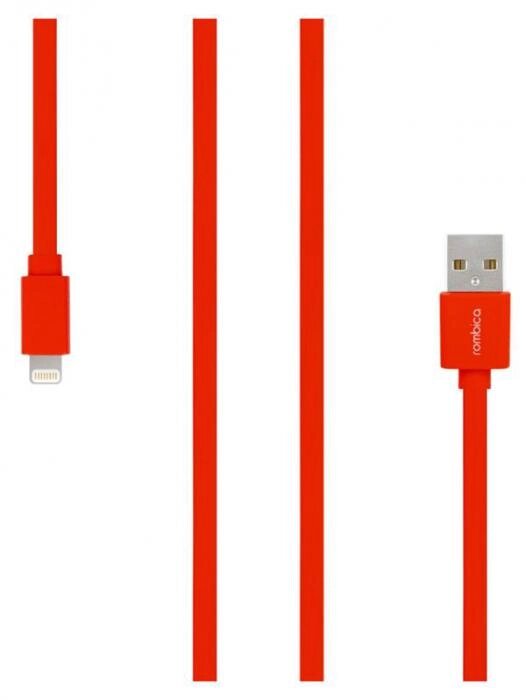 Аксессуар Rombica Digital MR-01 USB - Lightning 1m Red CB-MR01R от компании 2255 by - онлайн гипермаркет - фото 1