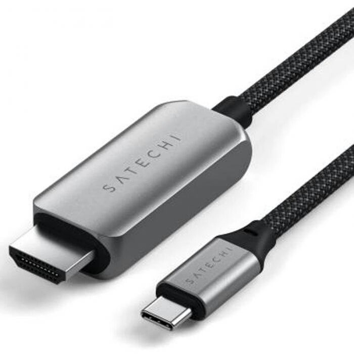 Аксессуар Satechi USB-C - HDMI 2.1 2m Space Grey ST-YH8KCM от компании 2255 by - онлайн гипермаркет - фото 1