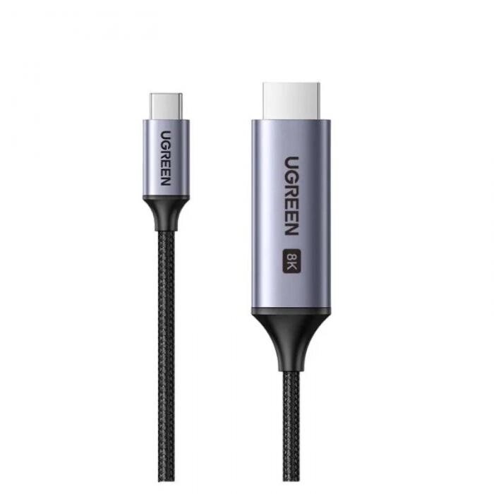 Аксессуар Ugreen CM565 USB-C - HDMI 1.5m Space Grey 90451 от компании 2255 by - онлайн гипермаркет - фото 1