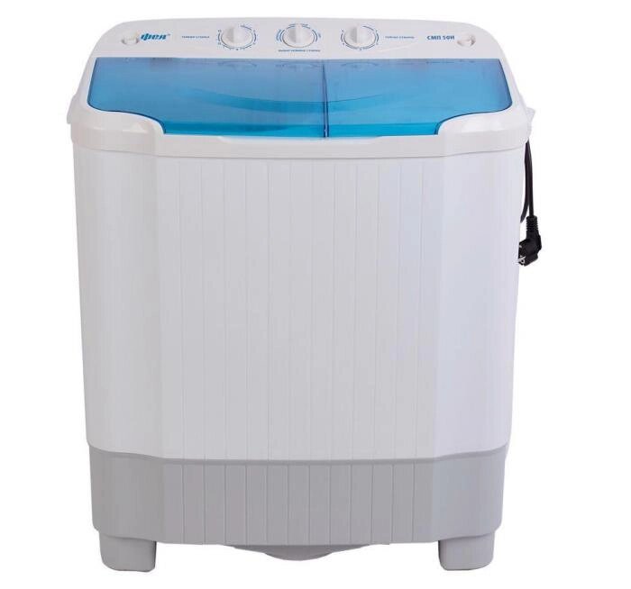 Активаторная стиральная машина ФЕЯ СМП 50 Н полуавтомат для дачи от компании 2255 by - онлайн гипермаркет - фото 1