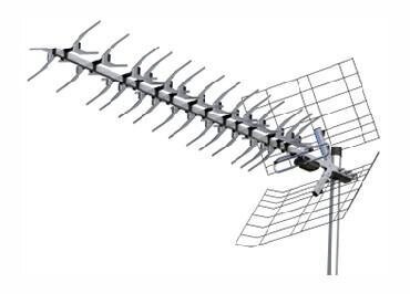 Активная тв антенна уличная LOCUS МЕРИДИАН-60 AF-TURBO L 025.60DFT телевизионная наружная мощная DVB-T/T2 от компании 2255 by - онлайн гипермаркет - фото 1