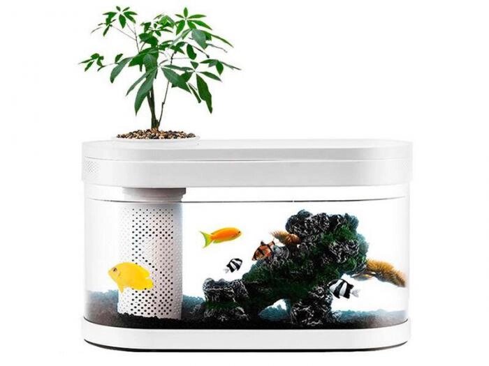 Аквариум для рыбок Xiaomi Geometry Fish Tank Aquaponics Ecosystem C180 от компании 2255 by - онлайн гипермаркет - фото 1