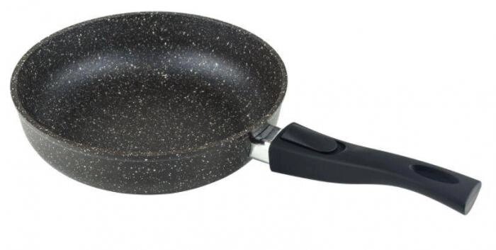 Антипригарная сковорода с мраморным покрытием CASTA 22 см сковородка со съемной ручкой для газовой плиты от компании 2255 by - онлайн гипермаркет - фото 1