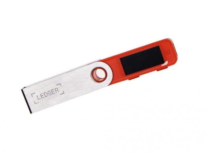 Аппаратный криптокошелек Ledger Nano S Plus Orange от компании 2255 by - онлайн гипермаркет - фото 1