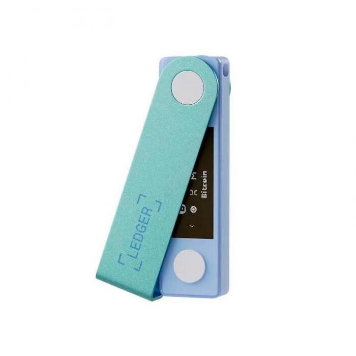 Аппаратный криптокошелек Ledger Nano X Pastel Green от компании 2255 by - онлайн гипермаркет - фото 1