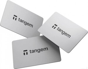 Аппаратный криптокошелек Tangem Wallet 2.0 набор из 3 карт (белый)