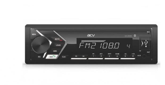 Автомагнитола 1DIN экран ACV AVS-814BB ресивер магнитола для автомобиля авто с bluetooth от компании 2255 by - онлайн гипермаркет - фото 1