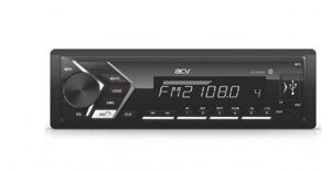 Автомагнитола 1DIN экран ACV AVS-814BB ресивер магнитола для автомобиля авто с bluetooth