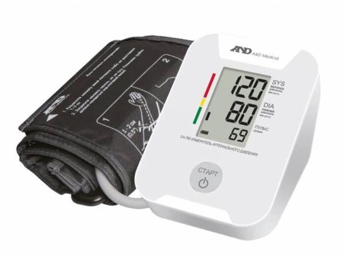 Автоматический электронный тонометр на плечо AND UA-780 для измерения артериального давления аритмия от компании 2255 by - онлайн гипермаркет - фото 1