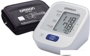 Автоматический тонометр с адаптером Omron M2 Basic для измерения артериального давления индикатор аритмии
