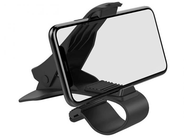 Автомобильный держатель для телефона в машину автомобиль Hoco CA50 In-Car Dashboard Phone Holder Black от компании 2255 by - онлайн гипермаркет - фото 1