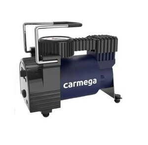 Автомобильный поршневой компрессор насос для накачки подкачки шин CARMEGA CARM-AC-30 с манометром