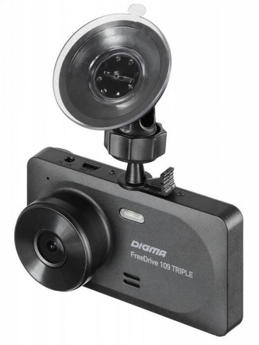 Автомобильный видеорегистратор с камерой заднего вида Digma FreeDrive 109 Triple FD109T 1117489 от компании 2255 by - онлайн гипермаркет - фото 1