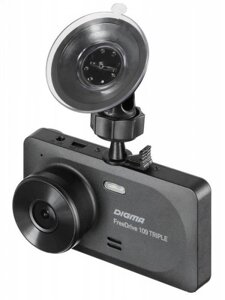 Автомобильный видеорегистратор с камерой заднего вида Digma FreeDrive 109 Triple FD109T 1117489