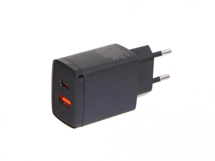 Baseus Compact Quick Charger U C 20W EU Black CCXJ-B01 от компании 2255 by - онлайн гипермаркет - фото 1