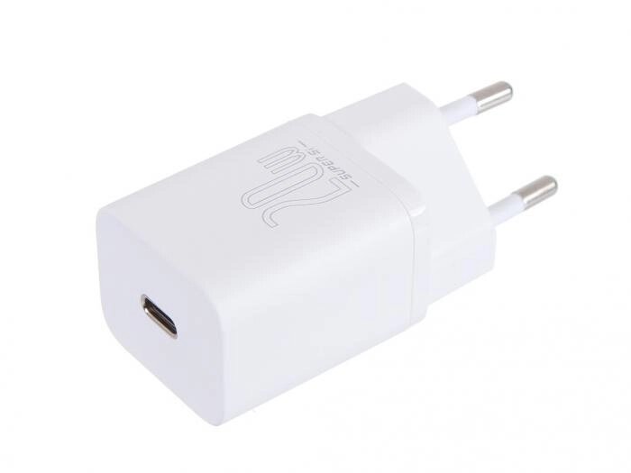 Baseus Super Si Quick Charger 1C 20W White CCSUP-B02 от компании 2255 by - онлайн гипермаркет - фото 1