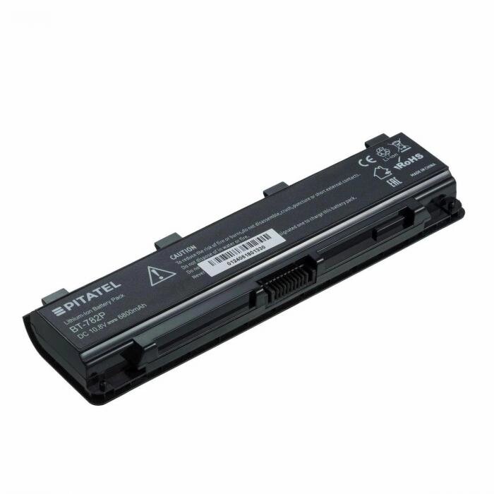 Батарея для ноутбуков PITATEL BT-782P, 6800мAч, 10.8В, Toshiba Satellite L800, L805, L830, L835, L840, L84 от компании 2255 by - онлайн гипермаркет - фото 1