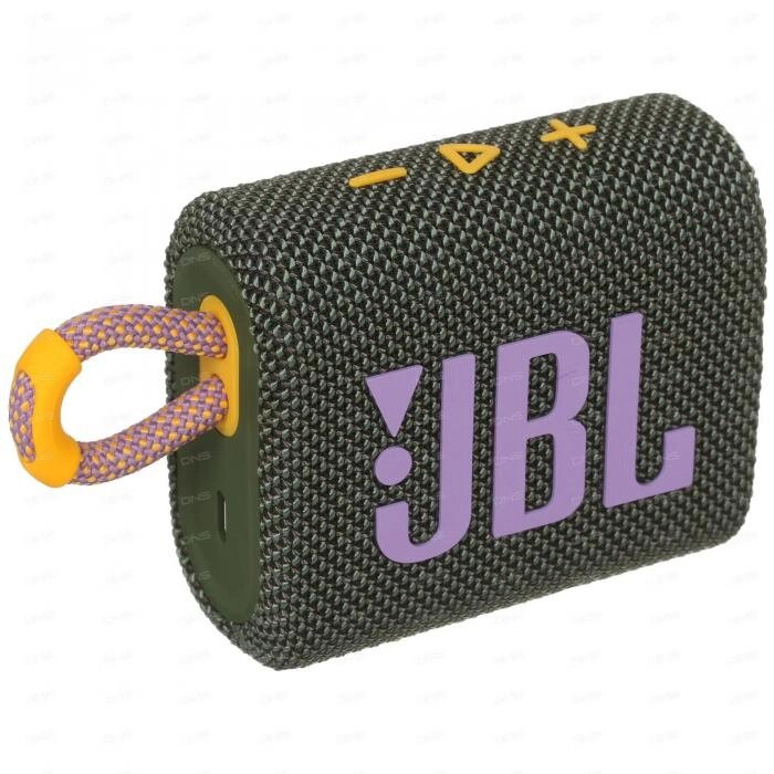 Беспроводная блютуз портативная колонка JBL GO 3 зеленая музыкальная мини от компании 2255 by - онлайн гипермаркет - фото 1
