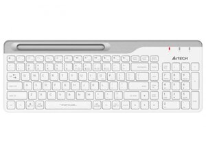 Беспроводная клавиатура A4Tech Fstyler FBK25 белая Bluetooth для ПК компьютера телефона планшета