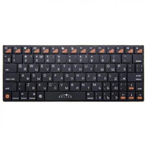 Беспроводная компактная клавиатура Oklick 840S Wireless Bluetooth Keyboard для компьютера ПК