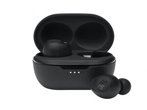 Беспроводные bluetooth наушники с микрофоном JBL Tune 115 TWS черные затычки для телефона телевизора