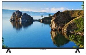 Безрамочный телевизор 43 дюйма на стену Яндекс Андроид VEKTA LD-43SU8821BS SMART TV 4K Ultra HD