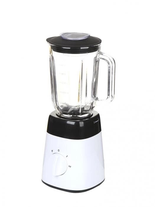 Блендер измельчитель с чашей электрический миксер настольный со стеклянным кувшином для смузи кухни Kitfort от компании 2255 by - онлайн гипермаркет - фото 1