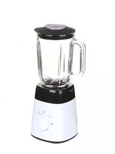 Блендер измельчитель с чашей электрический миксер настольный со стеклянным кувшином для смузи кухни Kitfort