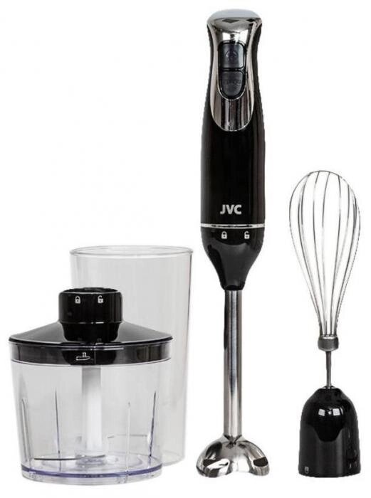 Блендер миксер с чашей измельчителем погружной домашний ручной JVC черный от компании 2255 by - онлайн гипермаркет - фото 1