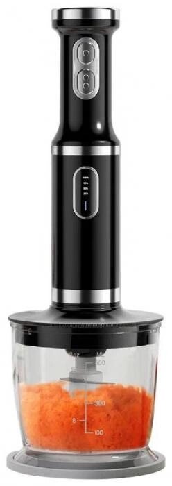 Блендер погружной домашний миксер измельчитель ручной беспроводной LEXAND HD LX 100 черный от компании 2255 by - онлайн гипермаркет - фото 1
