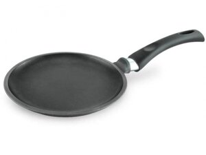 Блинная сковорода Нева металл 24 см алюминиевая сковородка с титановым покрытием для индукционной плиты блинов