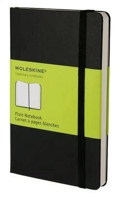 Блокнот Moleskine CLASSIC,  192стр,  без разлиновки,  твердая обложка,  черный [qp012] от компании 2255 by - онлайн гипермаркет - фото 1