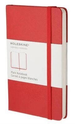 Блокнот Moleskine CLASSIC,  192стр,  без разлиновки,  твердая обложка,  красный [qp012r] от компании 2255 by - онлайн гипермаркет - фото 1