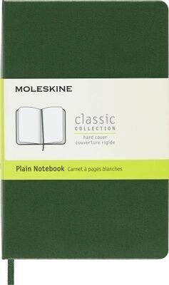 Блокнот MOLESKINE Classic,  192стр,  без разлиновки,  твердая обложка,  зеленый [qp012k15] от компании 2255 by - онлайн гипермаркет - фото 1