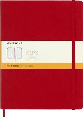 Блокнот Moleskine CLASSIC,  192стр,  в линейку,  твердая обложка,  красный [qp090f2] от компании 2255 by - онлайн гипермаркет - фото 1