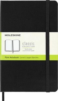 Блокнот Moleskine Classic,  208стр,  без разлиновки,  твердая обложка,  черный [qp052] от компании 2255 by - онлайн гипермаркет - фото 1