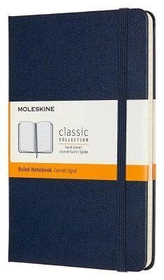 Блокнот Moleskine Classic,  208стр,  в линейку,  твердая обложка,  синий [qp050b20] от компании 2255 by - онлайн гипермаркет - фото 1