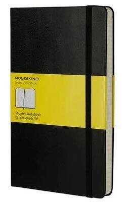 Блокнот Moleskine CLASSIC,  240стр,  в клеточку,  твердая обложка,  черный [qp061] от компании 2255 by - онлайн гипермаркет - фото 1