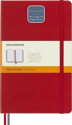 Блокнот MOLESKINE Classic Expended,  400стр,  в линейку,  твердая обложка,  красный [qp060expf2] от компании 2255 by - онлайн гипермаркет - фото 1