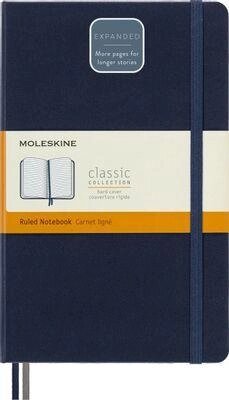 Блокнот MOLESKINE Classic Expended,  400стр,  в линейку,  твердая обложка,  синий сапфир [qp060expb20] от компании 2255 by - онлайн гипермаркет - фото 1