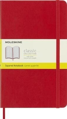 Блокнот Moleskine Classic Soft,  192стр,  в клеточку,  мягкая обложка,  красный [qp617f2] от компании 2255 by - онлайн гипермаркет - фото 1