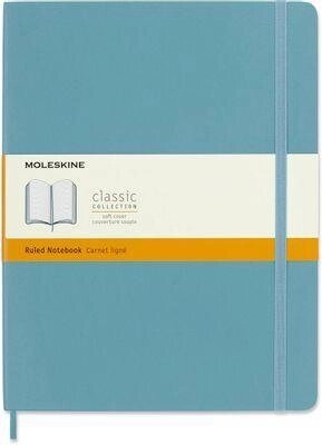 Блокнот Moleskine Classic Soft,  192стр,  в линейку,  мягкая обложка,  голубой [qp621b35] от компании 2255 by - онлайн гипермаркет - фото 1