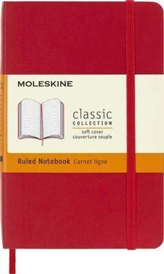 Блокнот Moleskine Classic Soft,  192стр,  в линейку,  мягкая обложка,  красный [qp611f2] от компании 2255 by - онлайн гипермаркет - фото 1