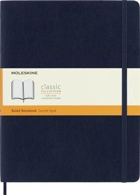 Блокнот Moleskine Classic Soft,  192стр,  в линейку,  мягкая обложка,  синий сапфир [qp621b20] от компании 2255 by - онлайн гипермаркет - фото 1