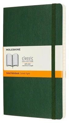 Блокнот Moleskine Classic Soft,  192стр,  в линейку,  мягкая обложка,  зеленый [qp616k15] от компании 2255 by - онлайн гипермаркет - фото 1