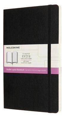 Блокнот Moleskine Classic Soft Double,  192стр,  линейка/без разлиновки,  мягкая обложка,  черный [nb313sbk] от компании 2255 by - онлайн гипермаркет - фото 1