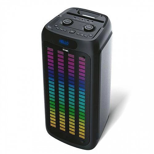 Большая напольная колонка портативная акустика с RGB подсветкой беспроводным микрофоном для пения BQ PBS1010 от компании 2255 by - онлайн гипермаркет - фото 1